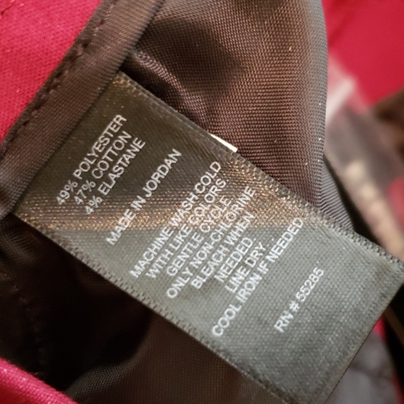 NWT Express Burgundy dress pant - Picture 7 of 8